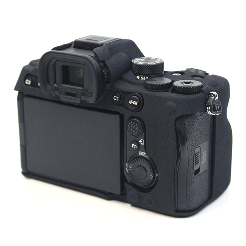 Uniqkart for Sony A7M4 Well-Protective Anti-collision Environmental Friendly Silicone Camera Protective Cover Case - Black