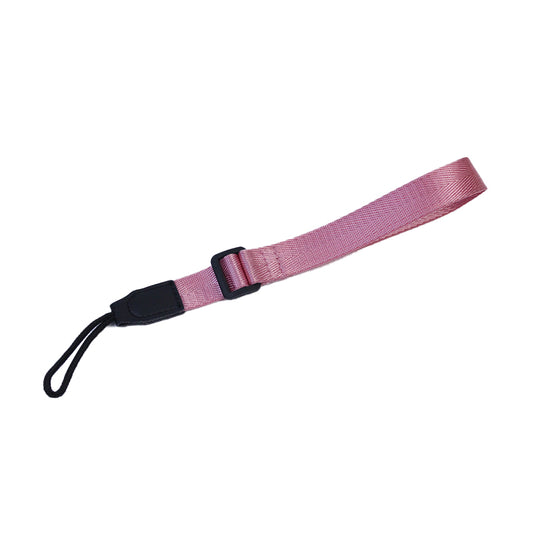 Uniqkart for Sony A7R III/A7M4/Fujifilm X-T30/X-T4/X-S10/X-T200 Non-slip Adjustable DSLR Camera Nylon Wrist Strap Hand Grip - Pink