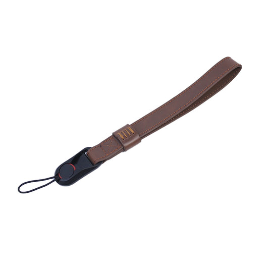 Uniqkart for Fujifilm XT4 XS10 Sony A7M4 A7r3 Quick Release Carrying Rope PU Leather Camera Hanging Strap - Coffee