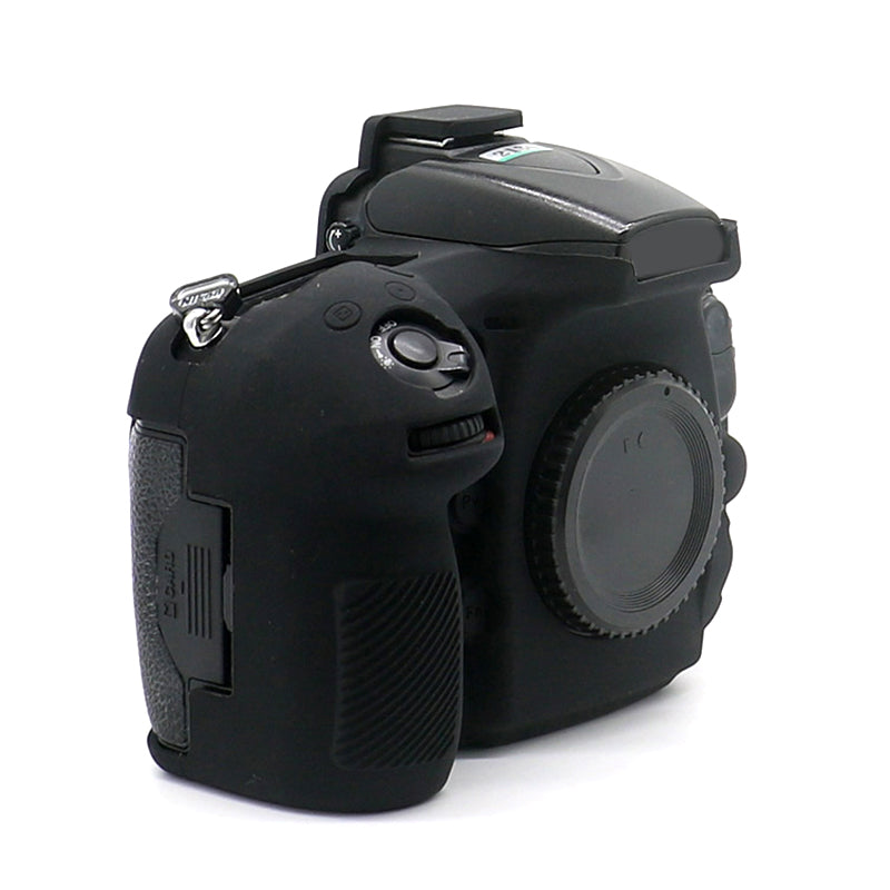 Uniqkart for Nikon D810 DSLR Camera Soft Protective Cover Anti-scratch Shockproof Silicone Case - Black