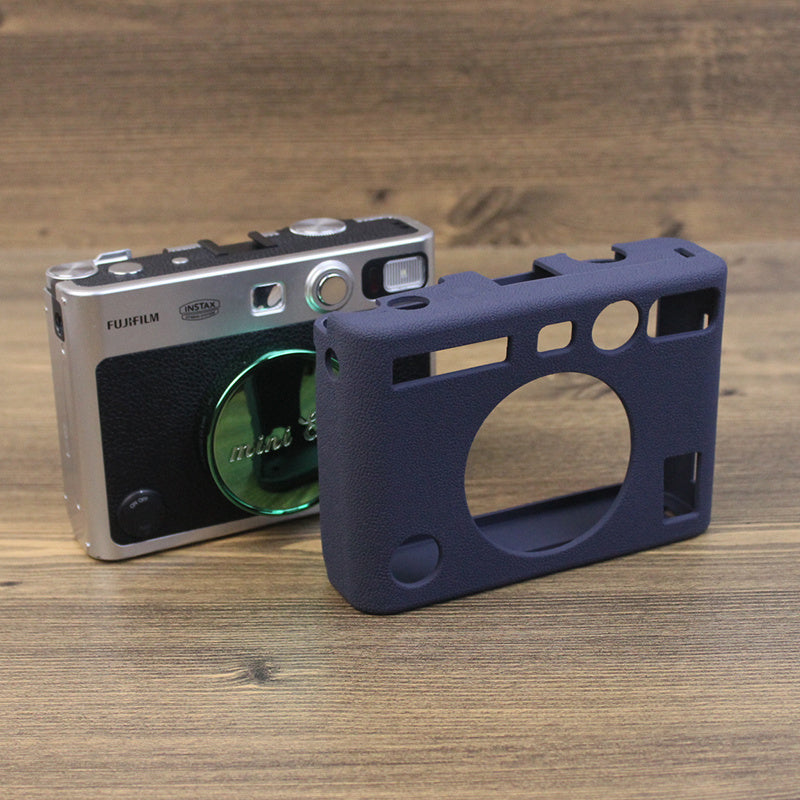 Uniqkart for Fujifilm Instax Mini Evo Camera Soft Protective Cover Anti-scratch Shockproof Silicone Case - Blue