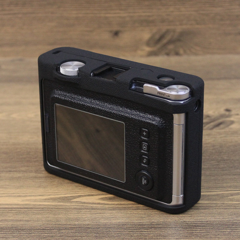 Uniqkart for Fujifilm Instax Mini Evo Camera Soft Protective Cover Anti-scratch Shockproof Silicone Case - Black