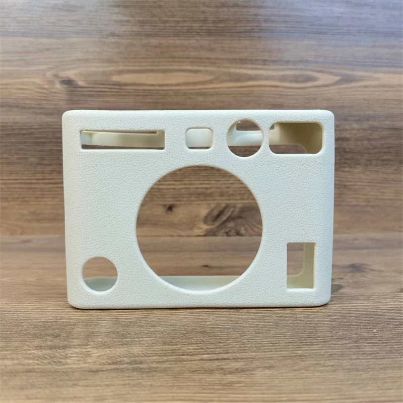 Uniqkart for Fujifilm Instax Mini Evo Camera Soft Protective Cover Anti-scratch Shockproof Silicone Case - Beige