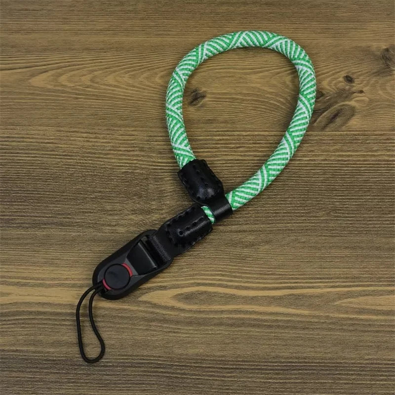 Portable DSLR Camera Hand Strap Quick Release Buckle Nylon Camera Wrist Strap - Style A