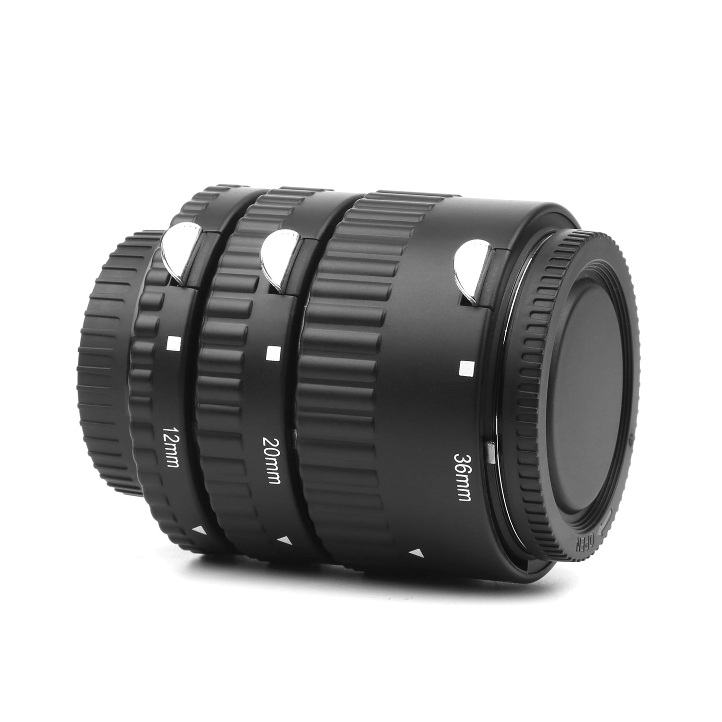 Shoot XT-365 Auto Focus AF Macro Extension Tube Adapter Ring Set 12mm 20m 36mm for Nikon F-mount AF Lens for Nikon DSLR Cameras