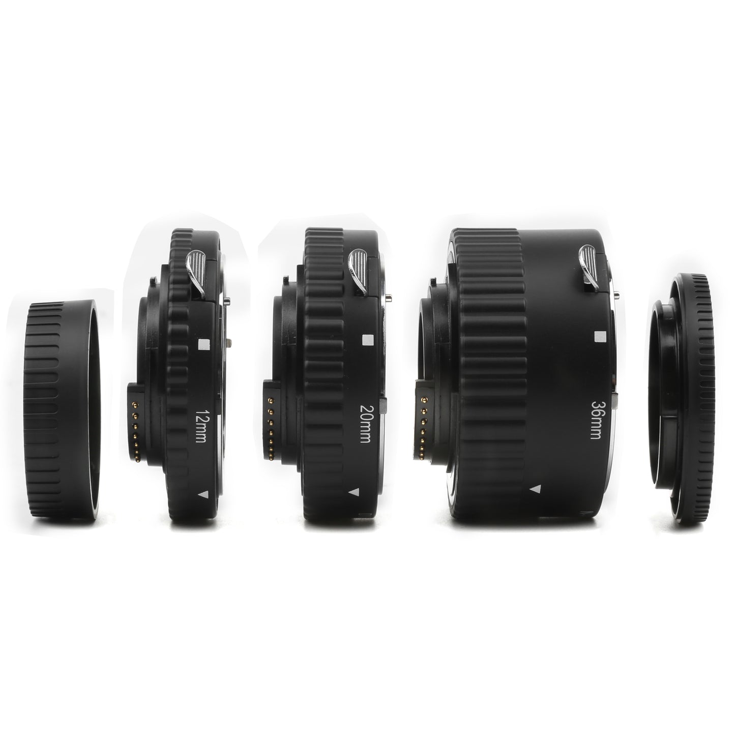 Shoot XT-365 Auto Focus AF Macro Extension Tube Adapter Ring Set 12mm 20m 36mm for Nikon F-mount AF Lens for Nikon DSLR Cameras