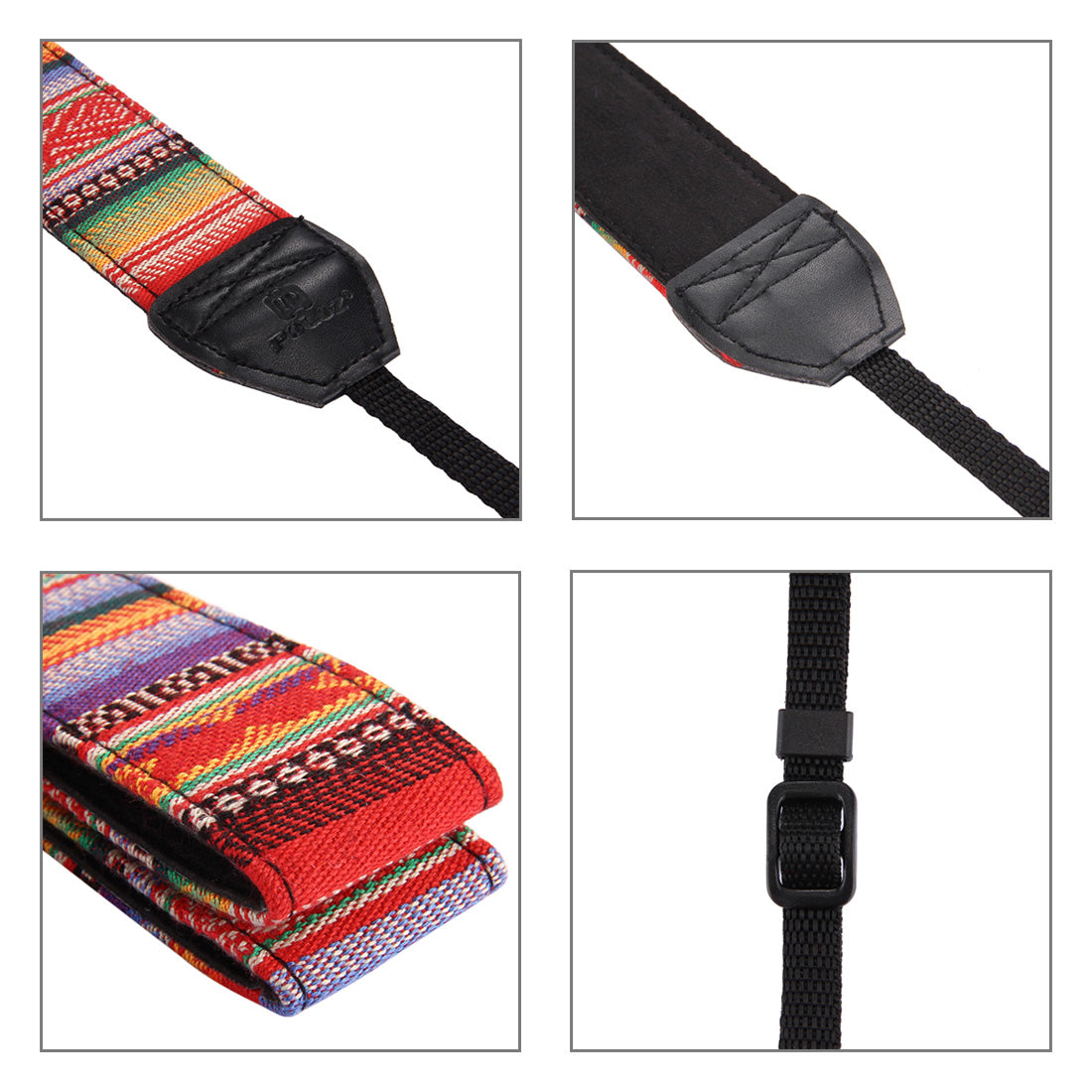 Puluz PU6004 Folk-custom Series Stripes Pattern Shoulder Neck Strap Camera Strap