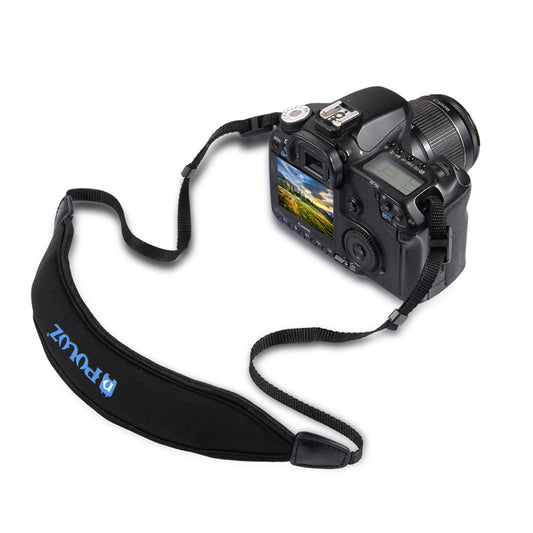 Puluz PU6003 Anti-Slip Soft Diving Pad Single Shoulder Camera Strap for SLR / DSLR Cameras - Black
