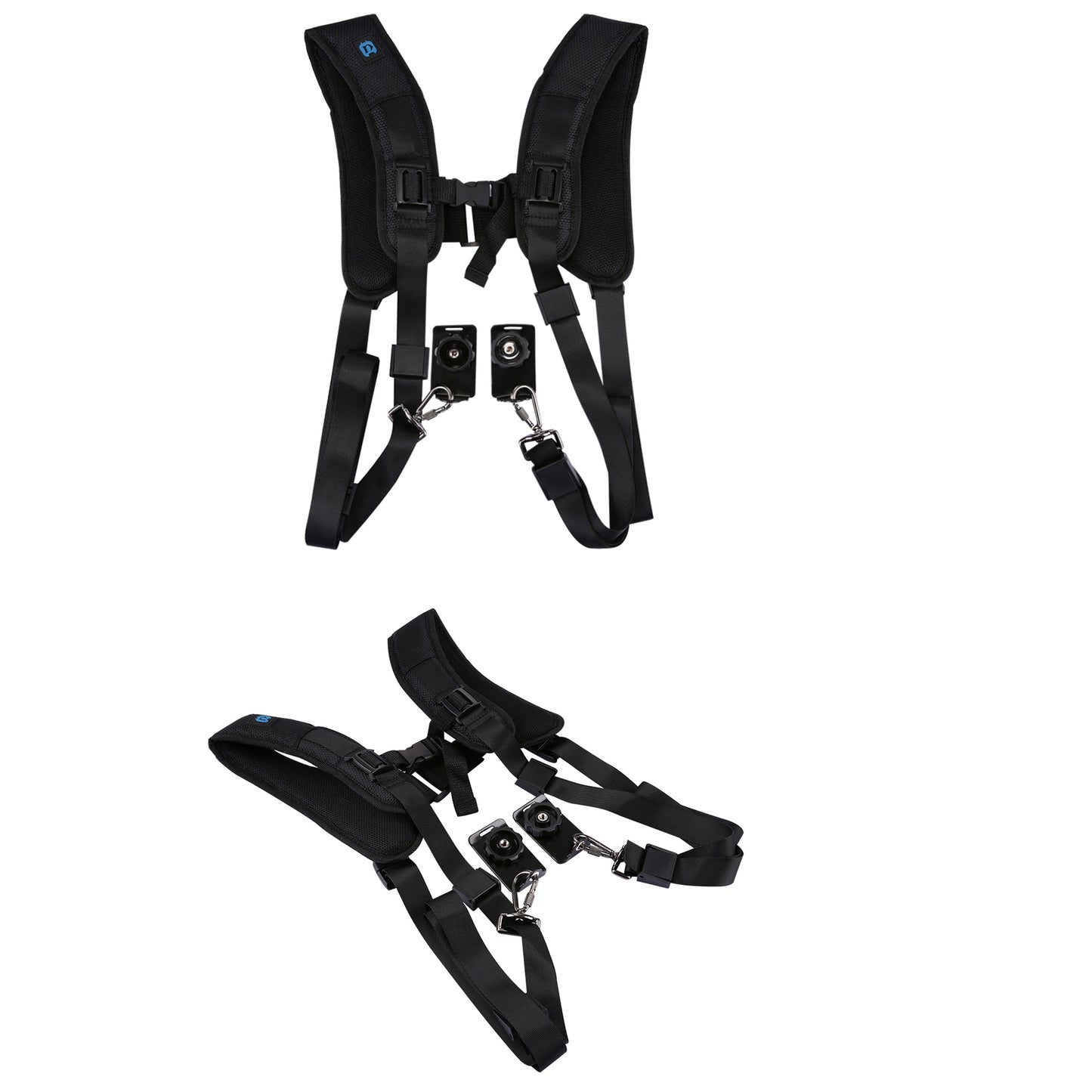 Puluz PU6002 Quick Release Double Shoulder Harness Soft Pad Decompression Foam Shoulder Strap for DSLR Cameras