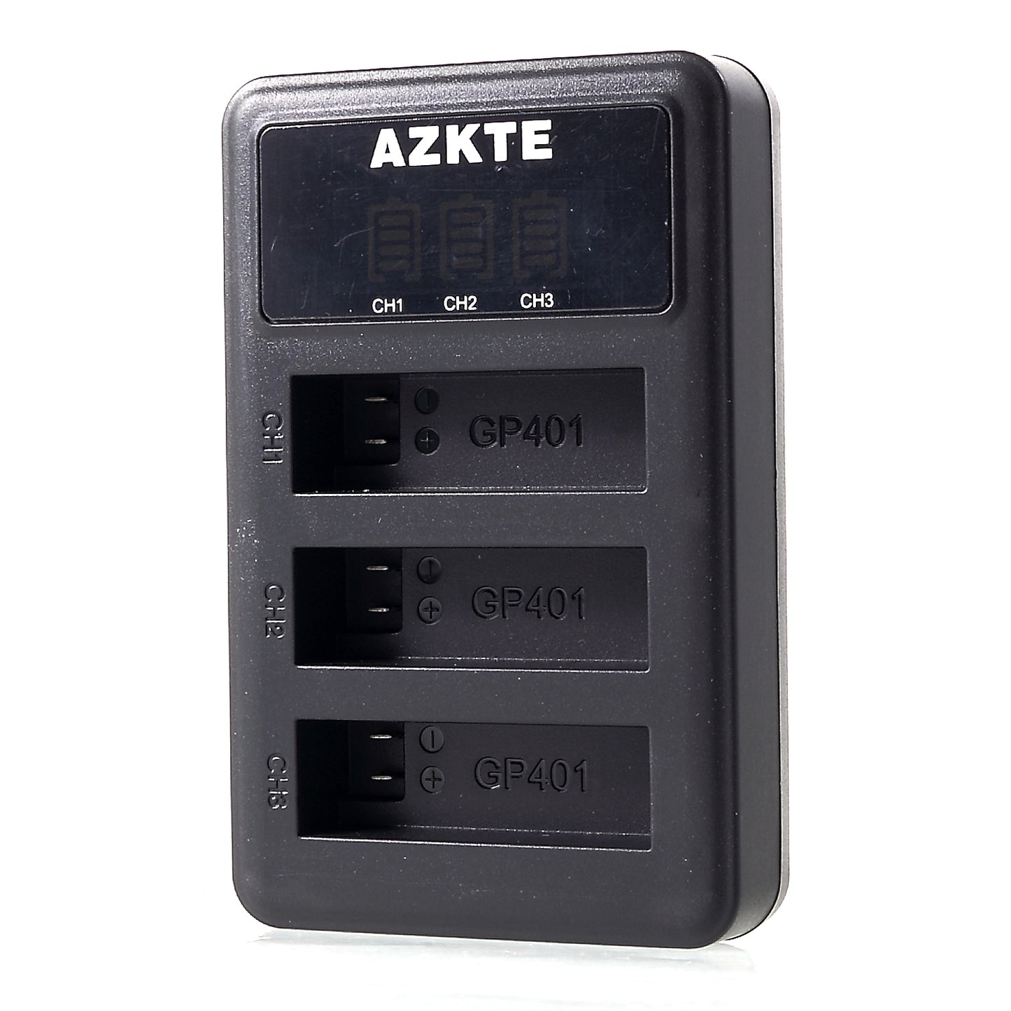 AT849 for GoPro Hero 4 Triple Battery Charger with LCD Display