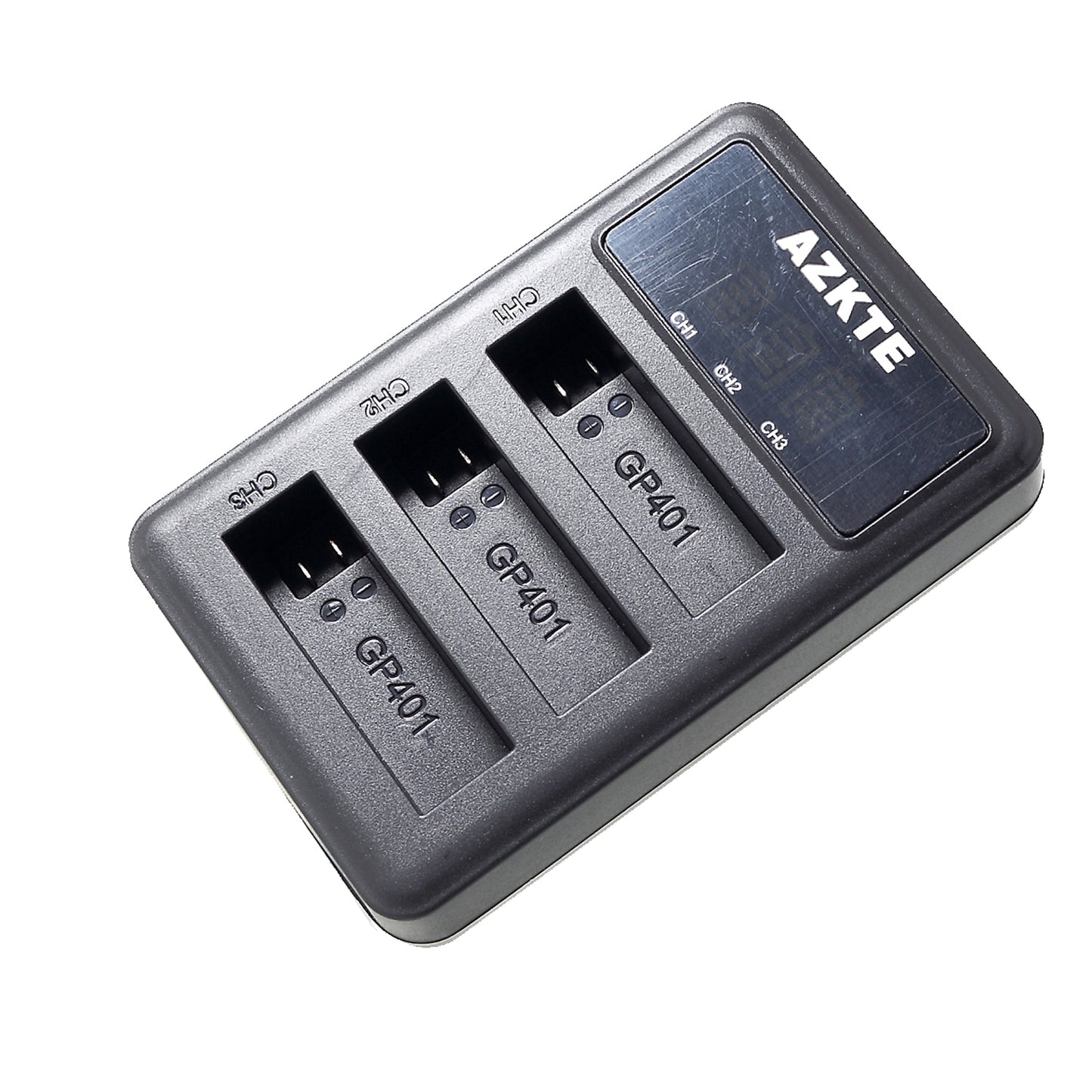 AT849 for GoPro Hero 4 Triple Battery Charger with LCD Display