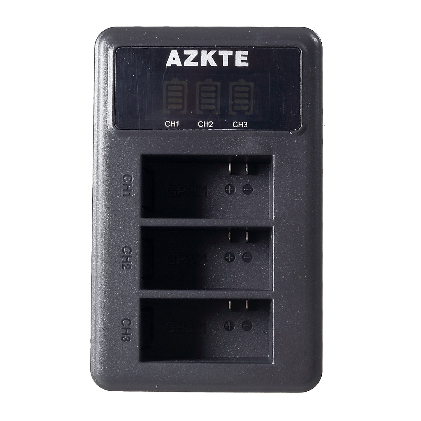 AT848 for GoPro Hero 3/3+ [Triple Batteries] Charger with LCD Display