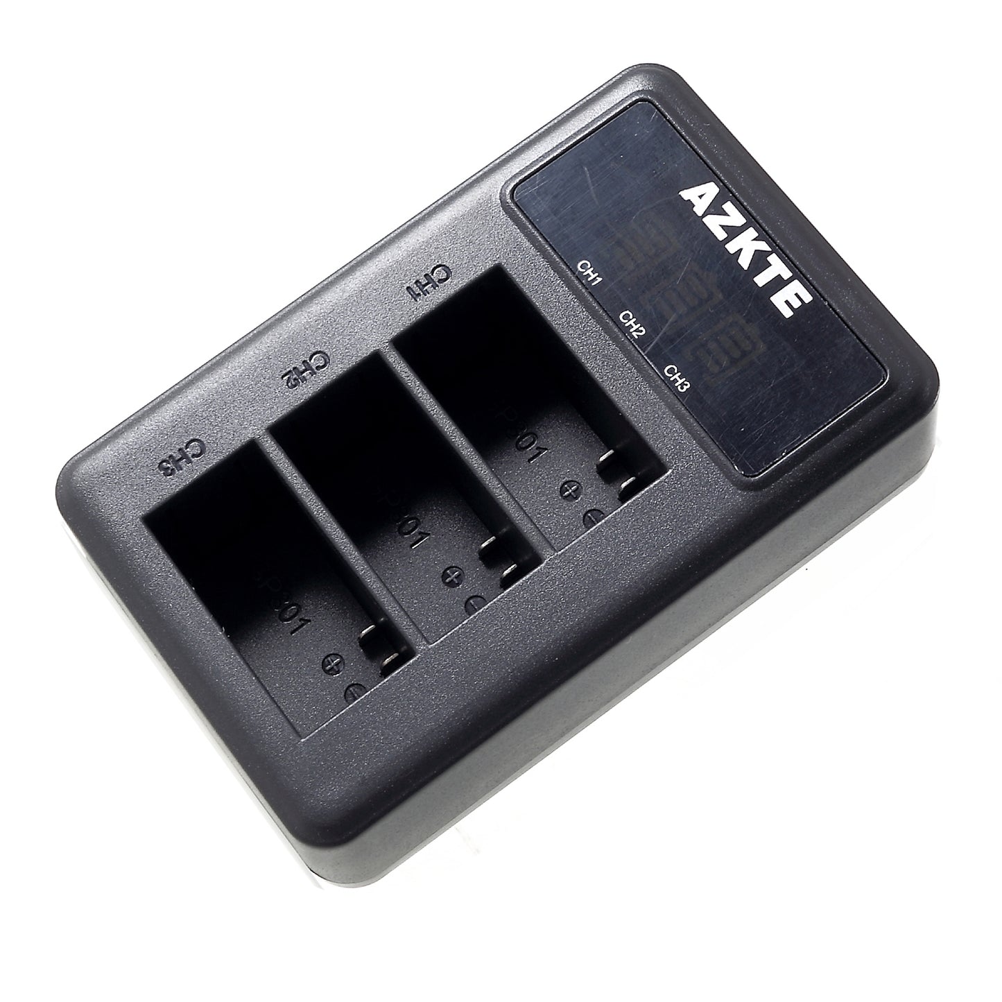 AT848 for GoPro Hero 3/3+ [Triple Batteries] Charger with LCD Display