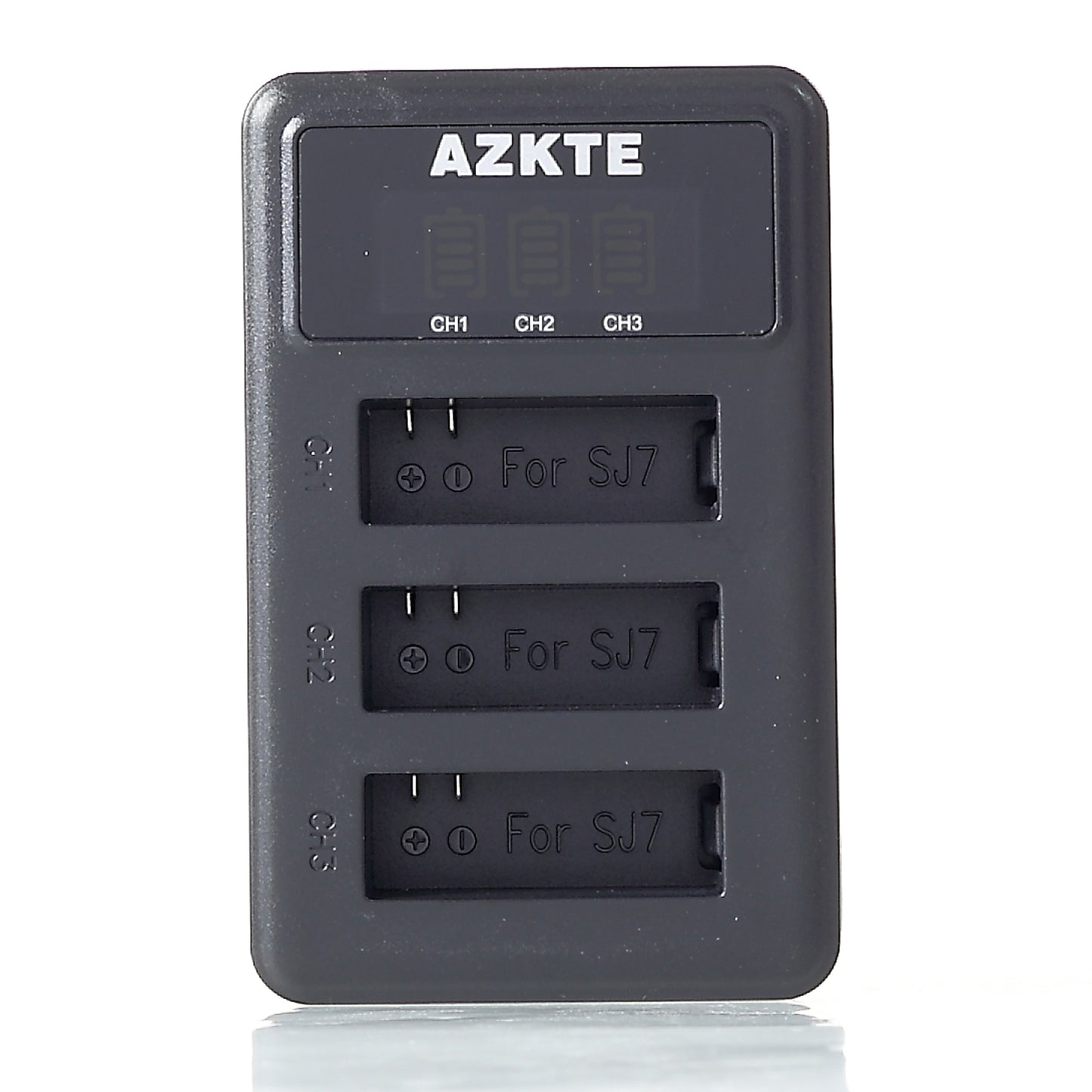 SJ115 for SJCAM SJ7 STAR [3 Channel] Battery Charger with LCD Display