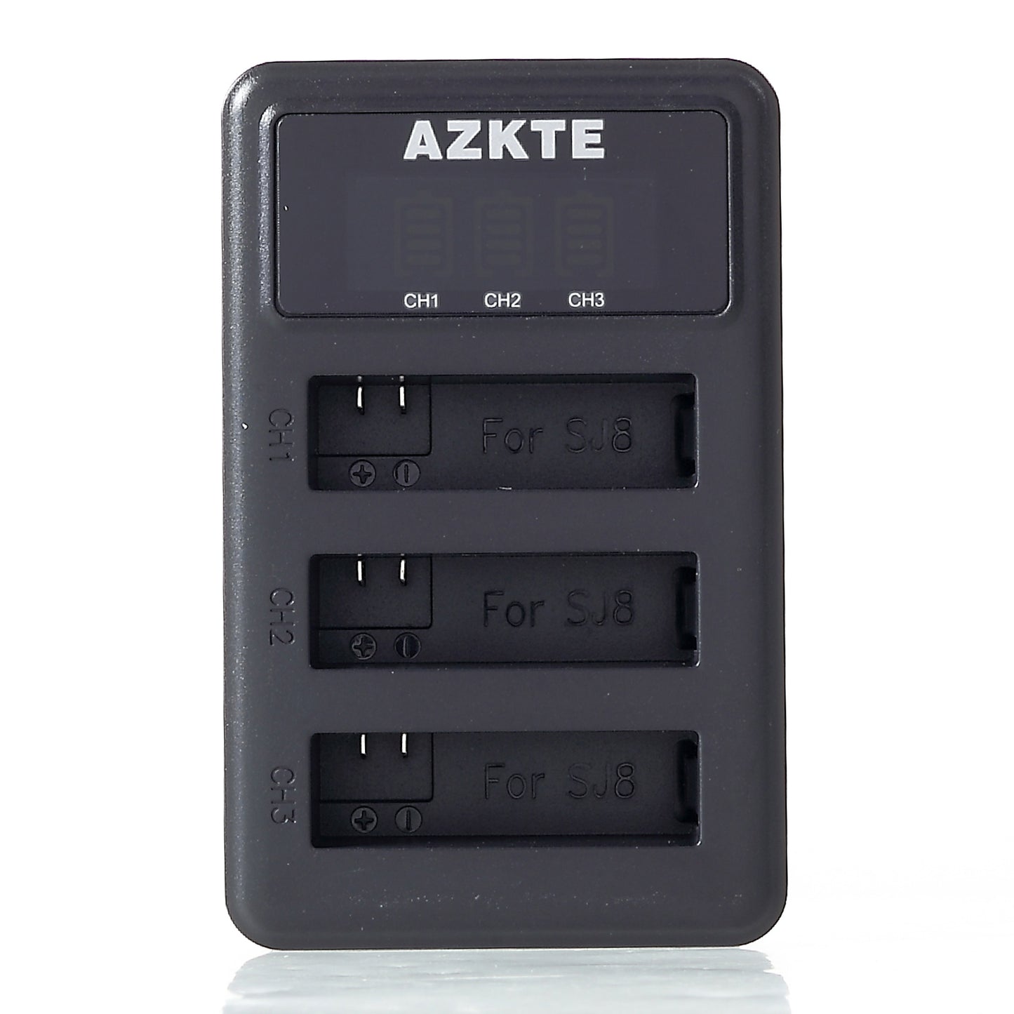 SJ116 [LCD Display] Triple Ports Battery Charger for SJCAM SJ8 Pro/SJ8 Plus/SJ8