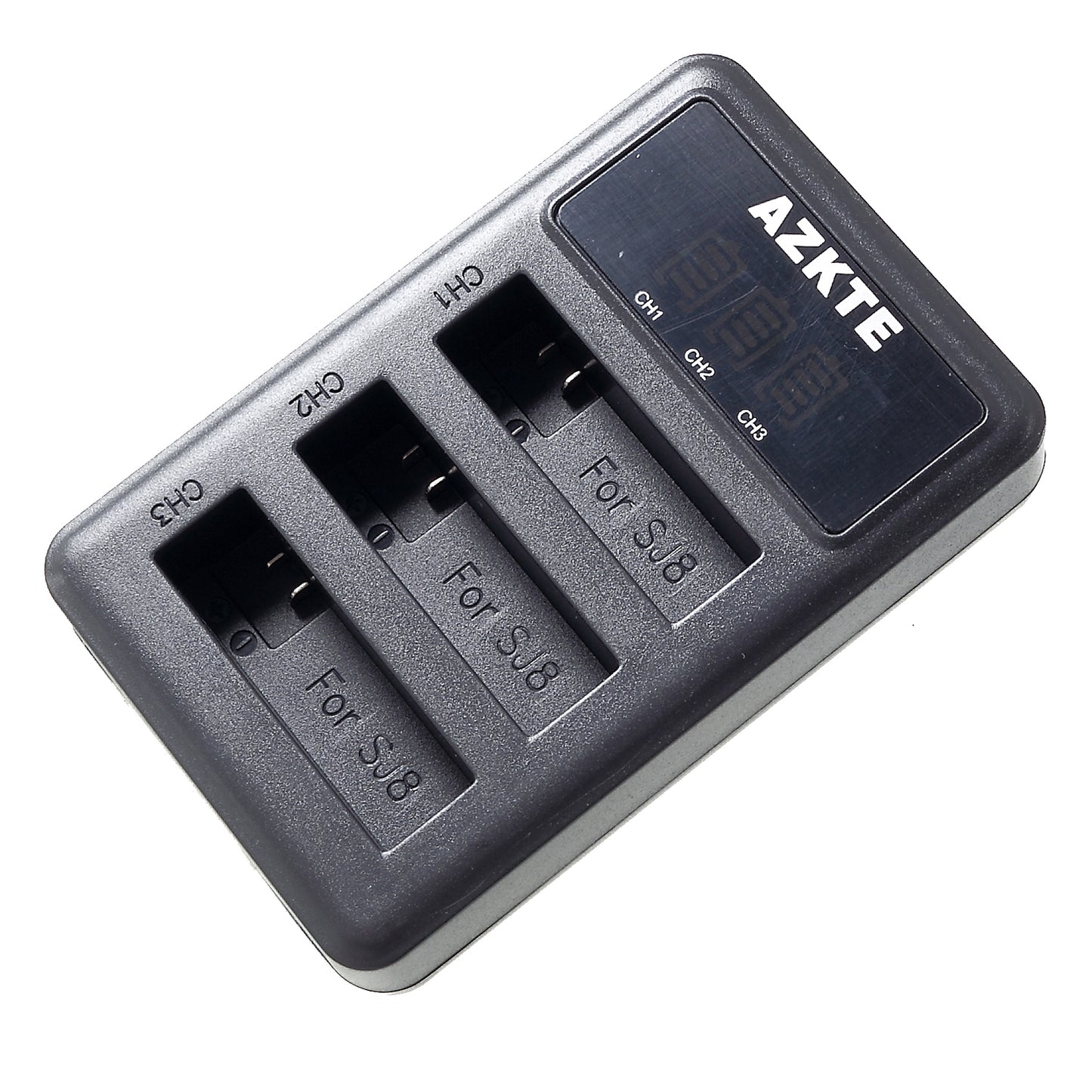 SJ116 [LCD Display] Triple Ports Battery Charger for SJCAM SJ8 Pro/SJ8 Plus/SJ8