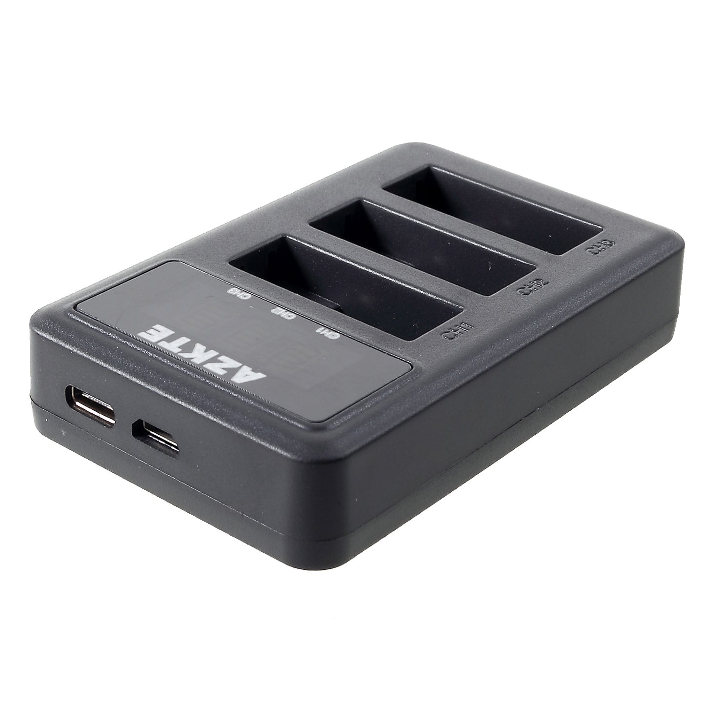 AT850 [LCD Display] 3-slot Battery Charger for GoPro Hero 5 6 7