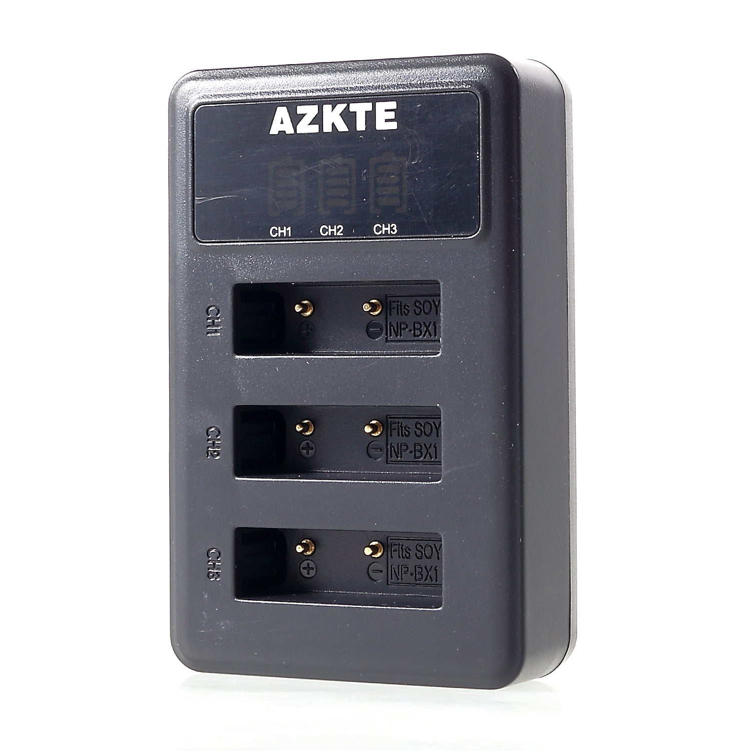 AS34 [LCD Display] [3 Channel] for Sony NP-BX1 Battery Charger