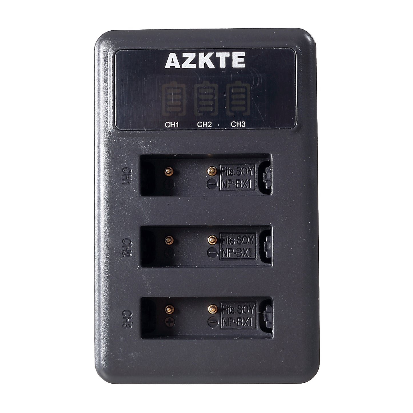 AS34 [LCD Display] [3 Channel] for Sony NP-BX1 Battery Charger