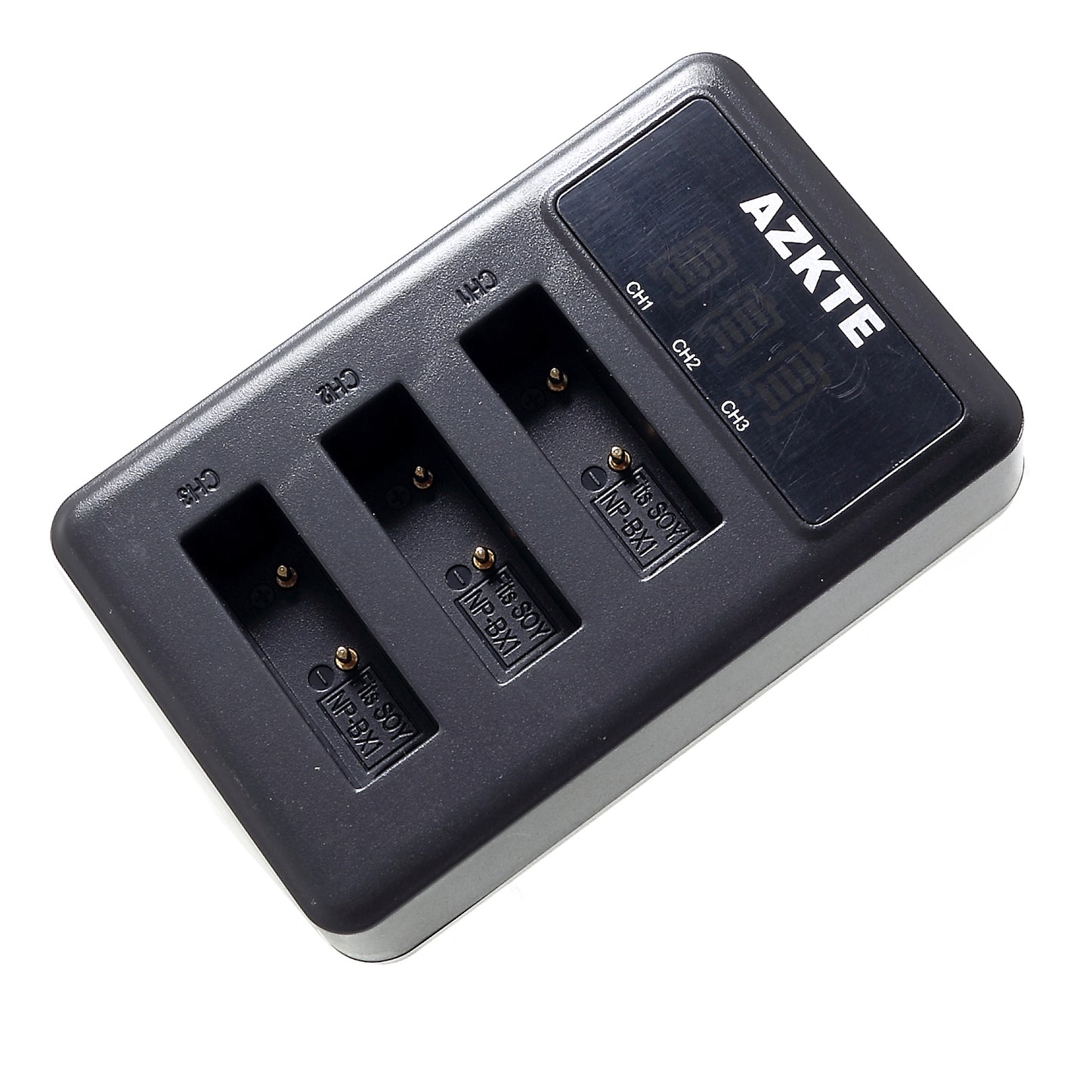 AS34 [LCD Display] [3 Channel] for Sony NP-BX1 Battery Charger