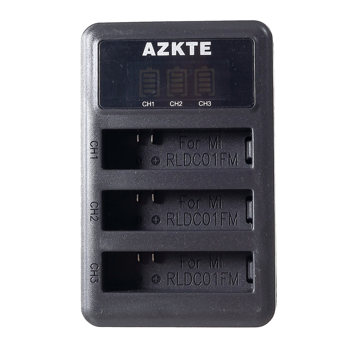 AT-M29 [3 Channel] Battery Charger for Mijia Camera with [LCD Display]