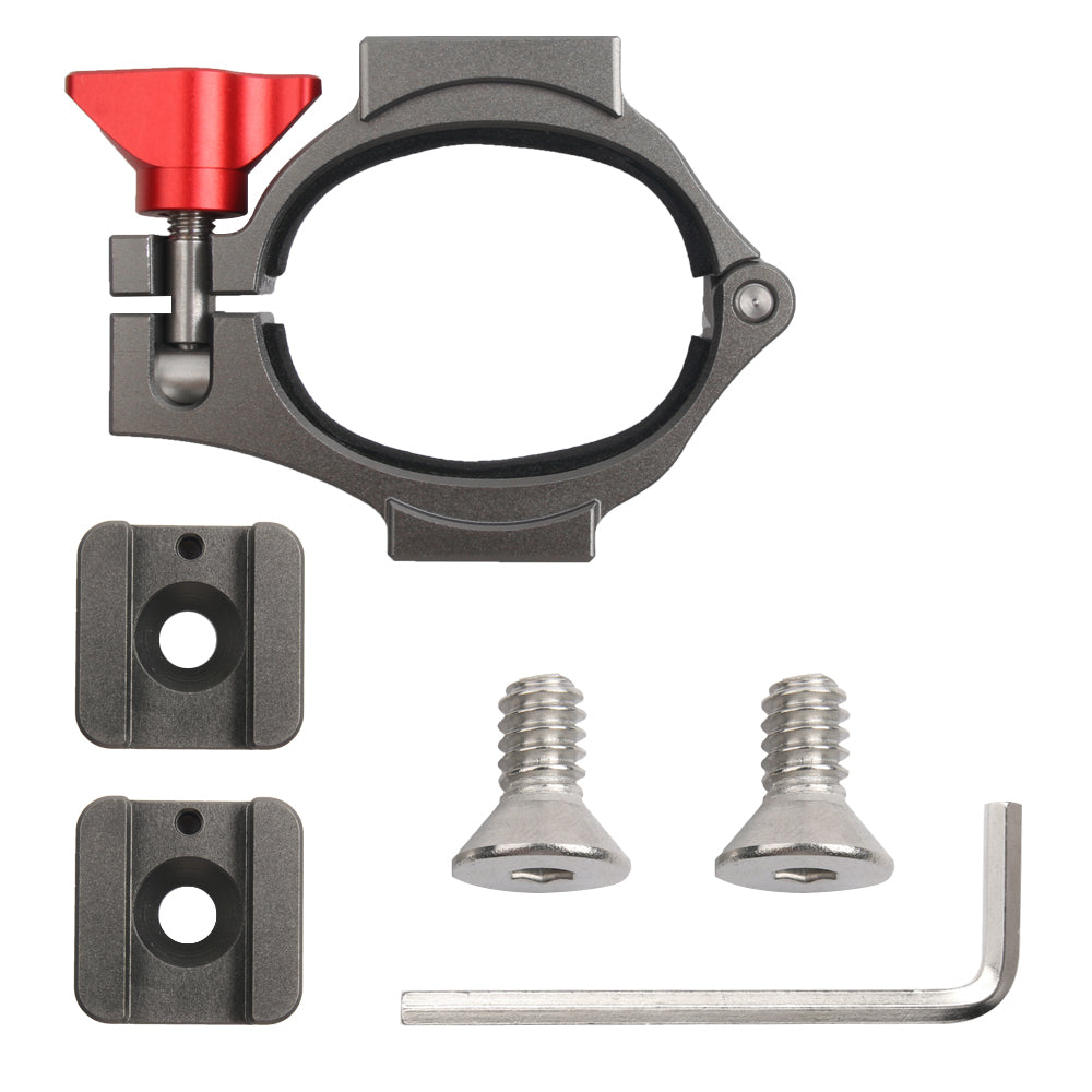 LDX Auminium Alloy Extend O-Ring Clamp Hot Shoe Adapter for DJI OSMO mobile 2