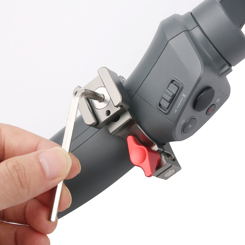 LDX Auminium Alloy Extend O-Ring Clamp Hot Shoe Adapter for DJI OSMO mobile 2