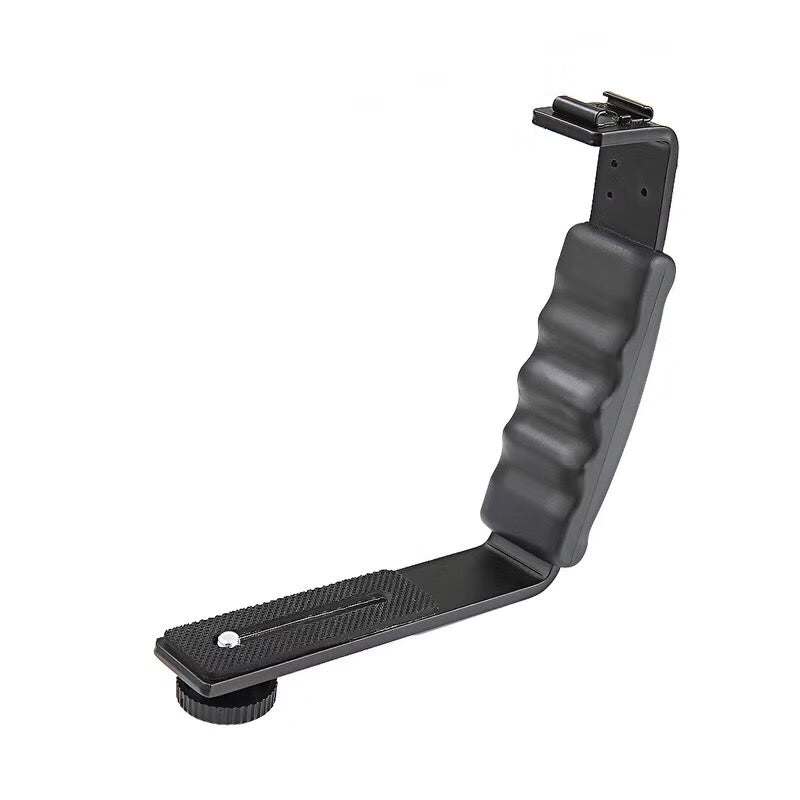 LDX Handheld Gimbal Extending External L-Bracket Mount Holder for DJI OSMO Mobile 2 / Zhiyun Smooth 4