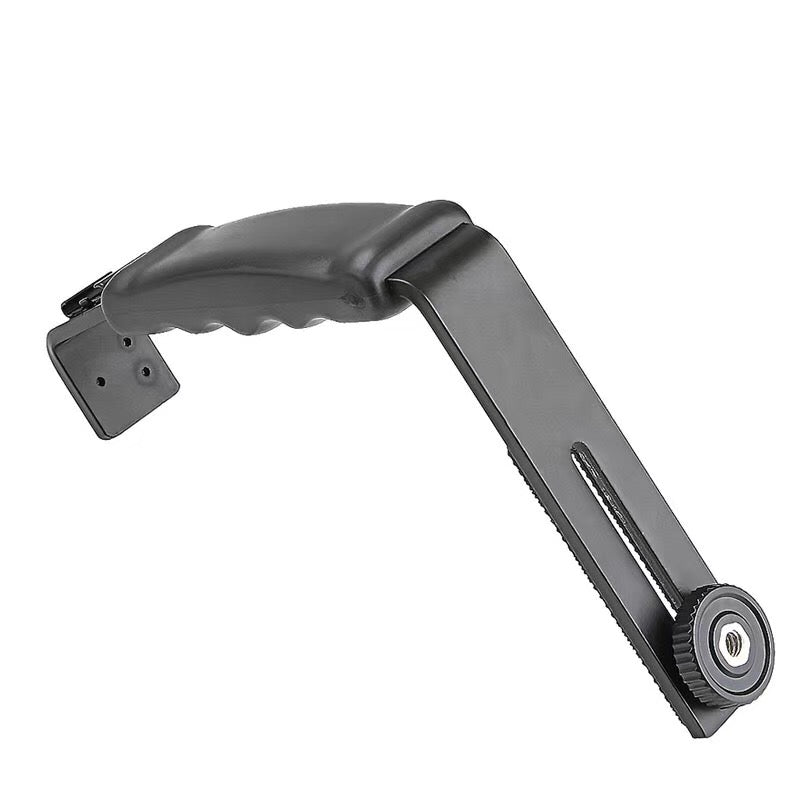 LDX Handheld Gimbal Extending External L-Bracket Mount Holder for DJI OSMO Mobile 2 / Zhiyun Smooth 4