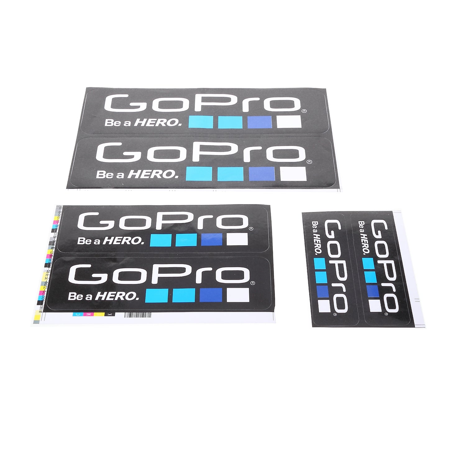 6Pcs/Set for GoPro Hero Camera Adhesive Decals Stickers Graphic Replacement Set
