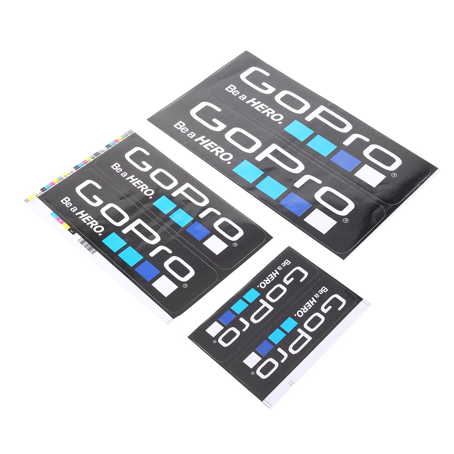 6Pcs/Set for GoPro Hero Camera Adhesive Decals Stickers Graphic Replacement Set