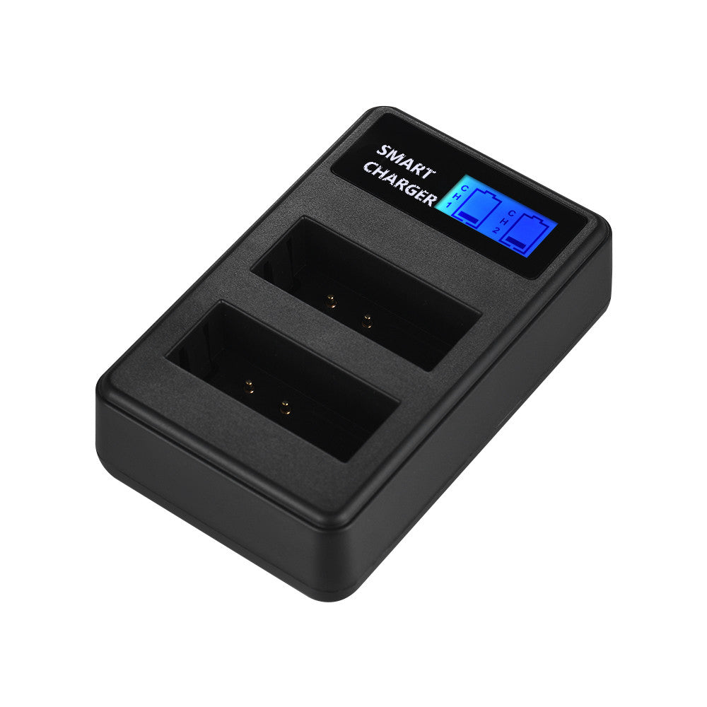 LP-E10 Battery Two-Bay USB Charger with LCD Display for Canon EOS 1100D Kiss X50