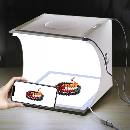 Puluz PU5136 LED Photo Shadowless Light Photo Studio Softbox Bottom Light for 20CM Lightbox - White