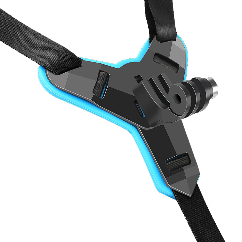 XTGP523 Integrated Motorcycle Helmet Strap Chin Mount Holder for GoPro Hero7 6 5 XiaoYi Action Camera Accessories