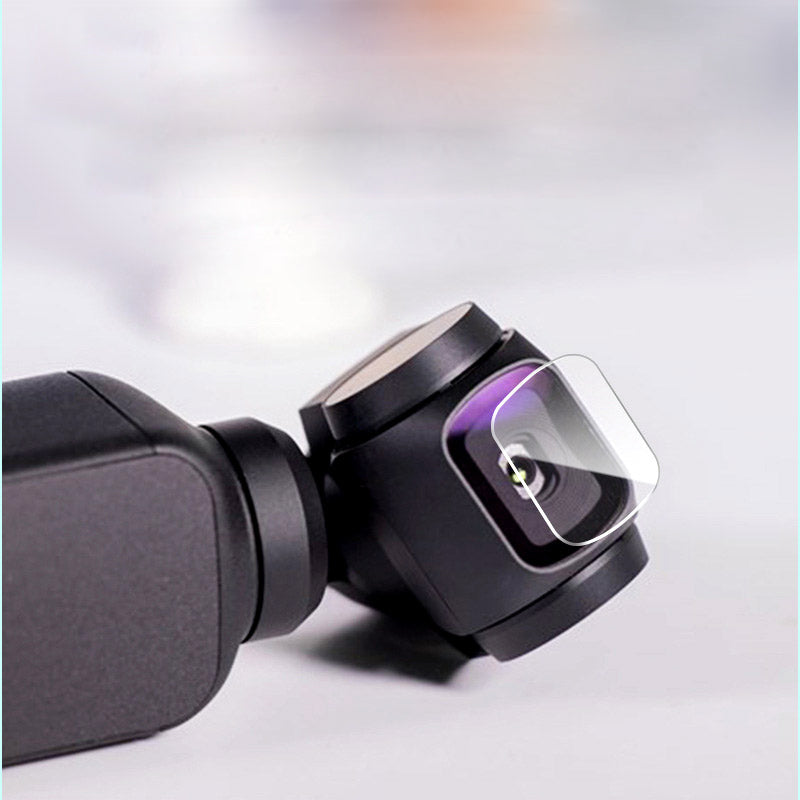 [2pcs+2pcs] DX-60 HD Tempered Glass Lens Protector + Screen Protective Film for DJI OSMO Pocket Camera