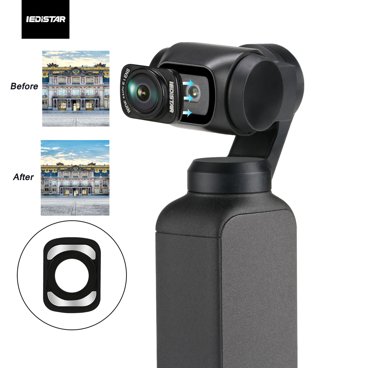 DX-20 Wide Angle Lens Magnetic Lens for DJI OSMO Pocket Camera Stabilizer