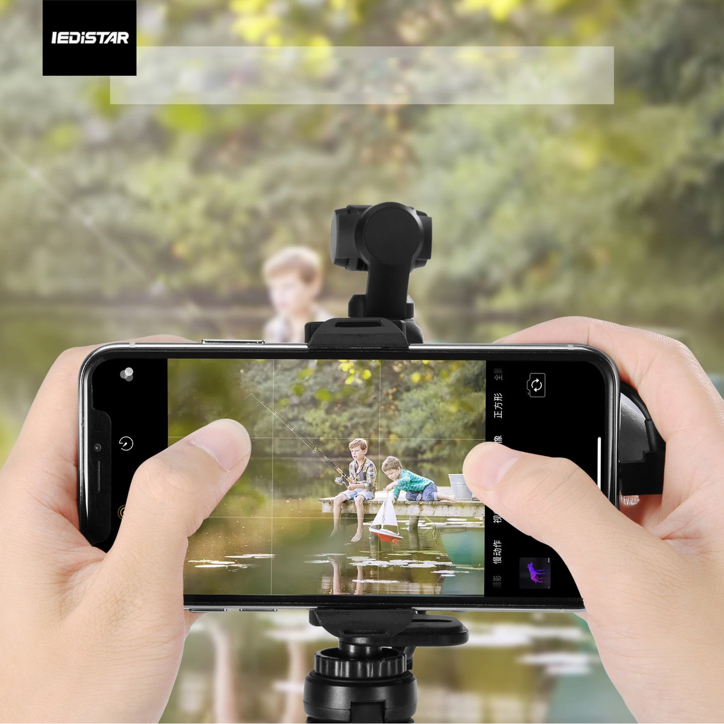 Aluminum Extened Tripod Rod for DX-90 DJI Osmo Pocket Handheld Phone Holder Selfie Stick