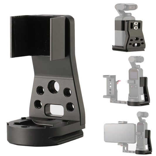 Handheld Phone Holder with Bracket Cinema Grip for DJI Osmo Pocket Mount Accessories