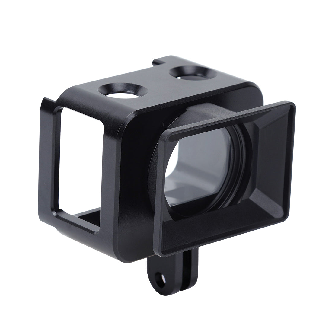PULUZ Aluminum Alloy Protective Cage + 37mm UV Filter Lens + Lens Sunshade with Screws and Screwdrivers for Sony RX0 II