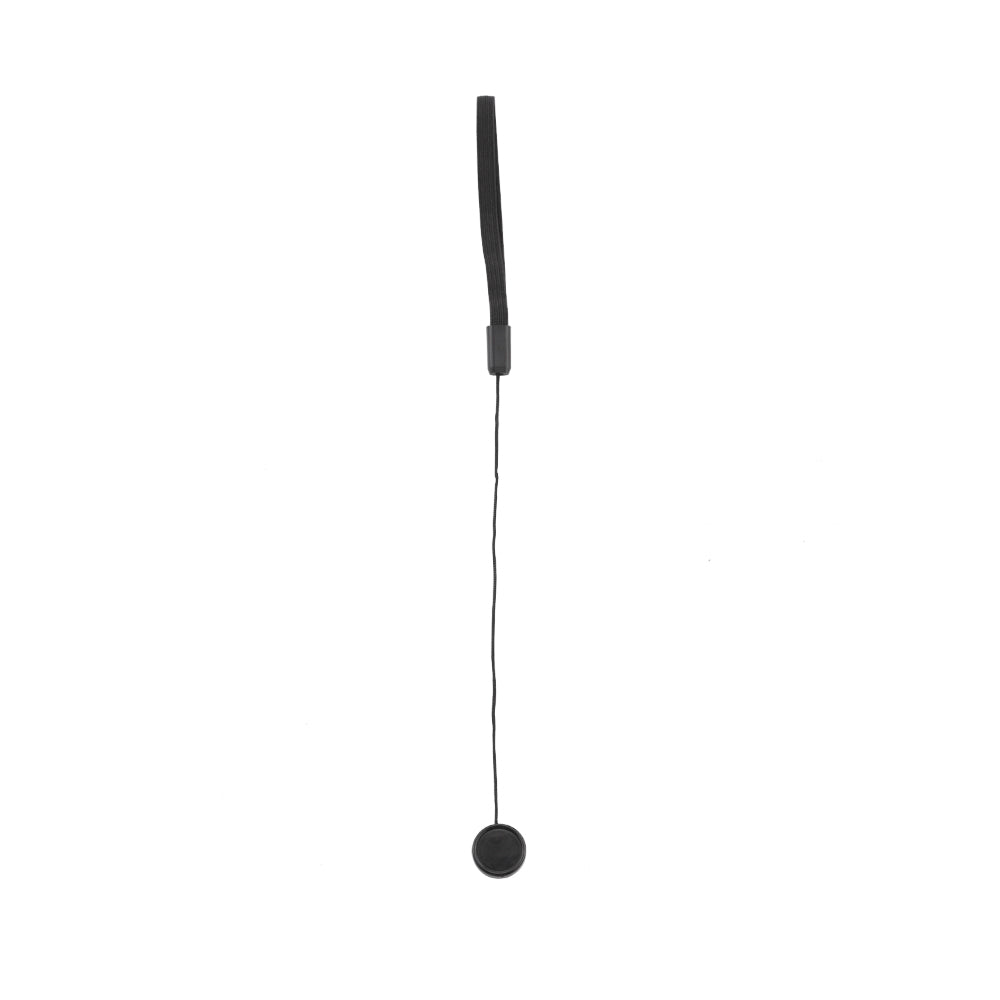 26.5cm Anti-Lost Rope for SLR Camera Lens Cover - Black