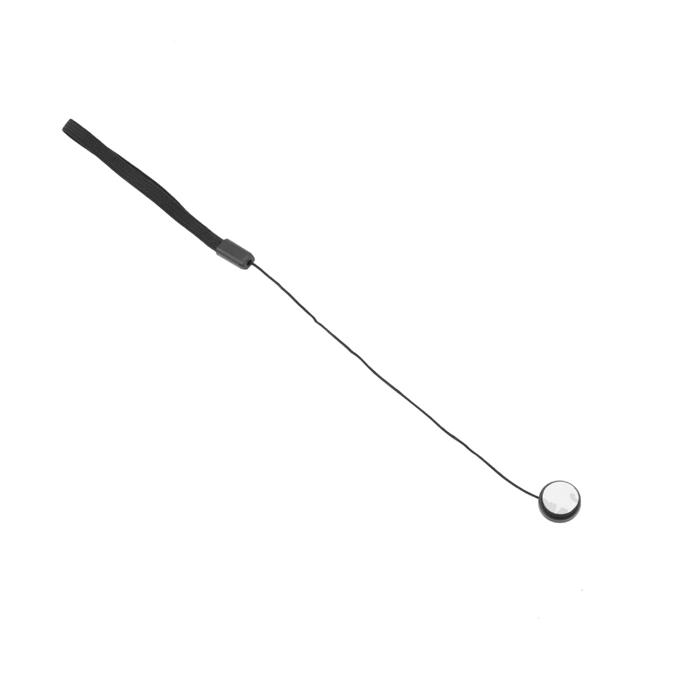 26.5cm Anti-Lost Rope for SLR Camera Lens Cover - Black