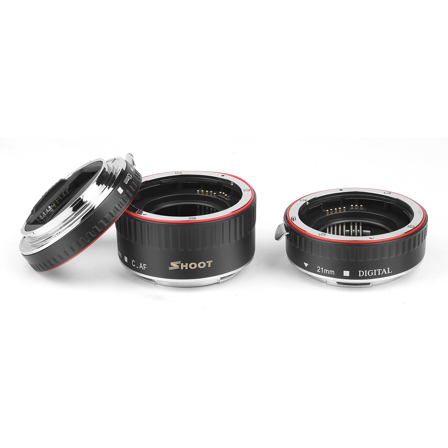 Shoot XT-364 Auto Focus Macro Extension Tube Ring for Canon EOS EF EF-S Lens 4000D 2000D 1200D 1100D 700D 450D 400D 200D 70D 5D T5 T6i