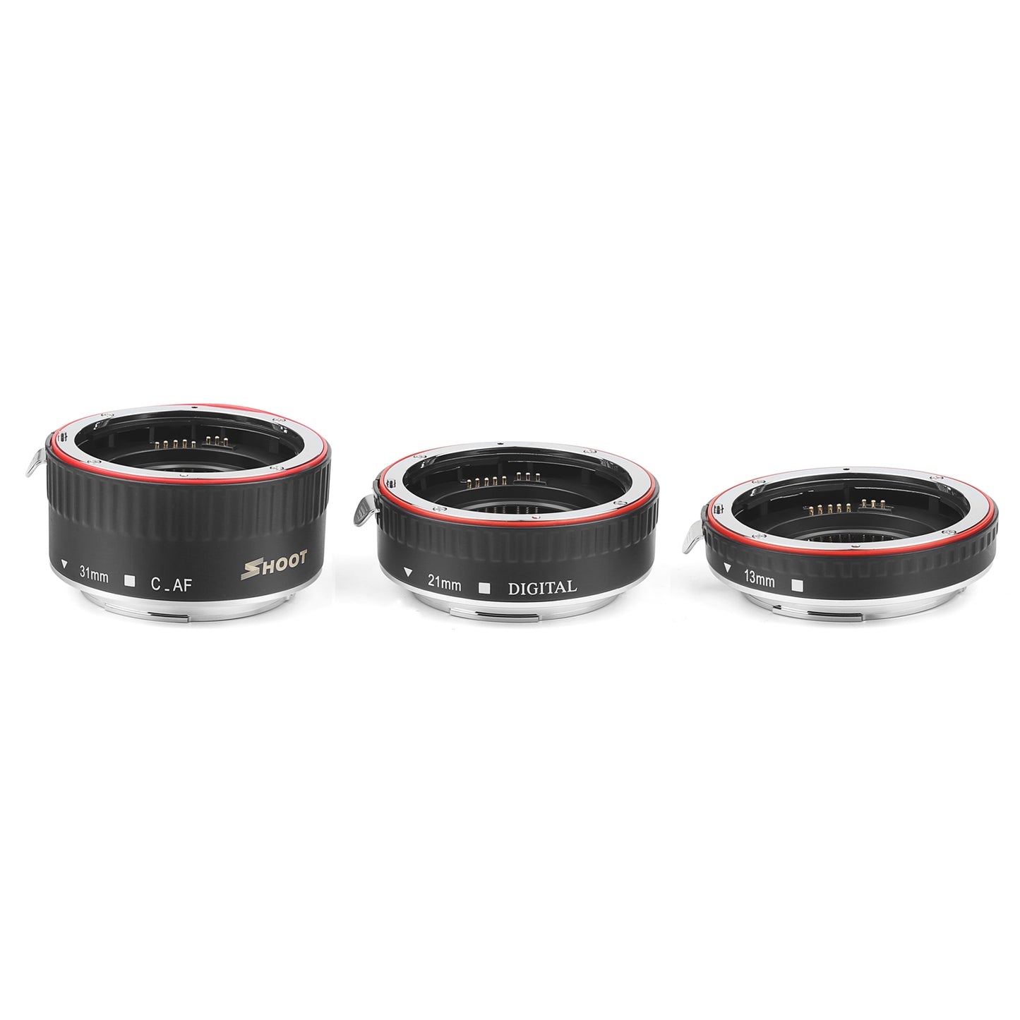 Shoot XT-364 Auto Focus Macro Extension Tube Ring for Canon EOS EF EF-S Lens 4000D 2000D 1200D 1100D 700D 450D 400D 200D 70D 5D T5 T6i