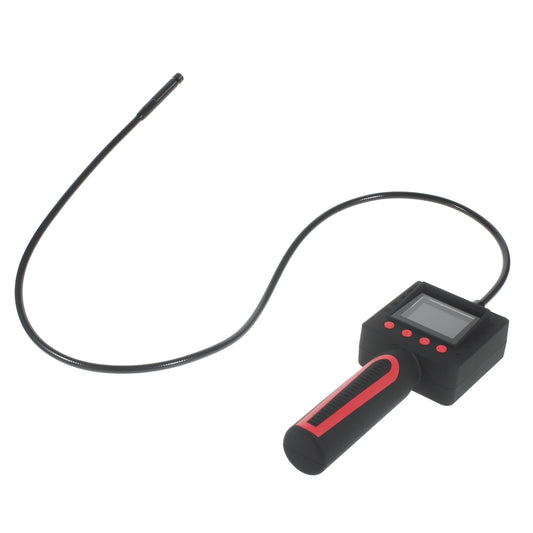 480P Portable Video Inspection Camera 1m Probe 2.4-inch Monitor IP67 Waterproof AV-OUT