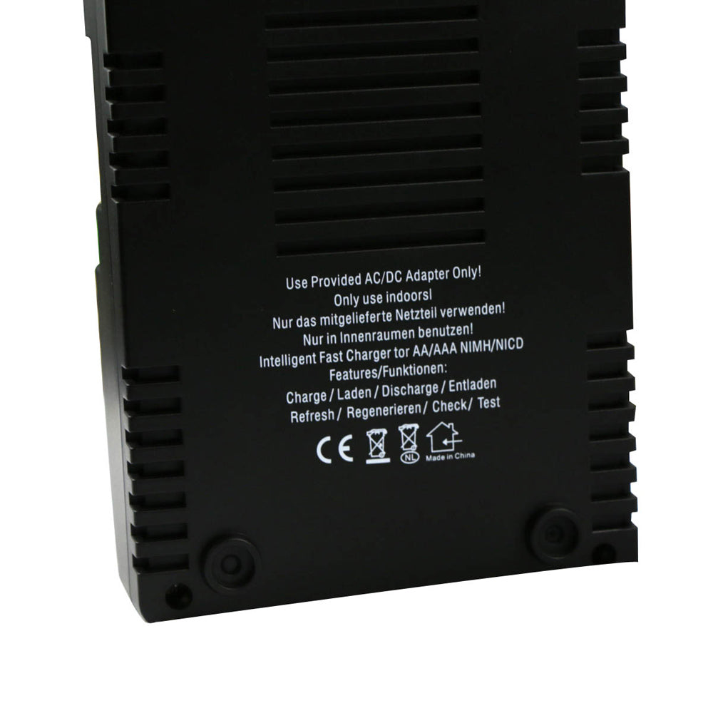 FT2000 LCD 4CH Intelligent Battery Charger for AA / AAA NIMH NICD Rechargeable Battery