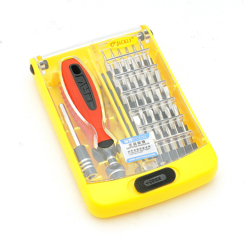 JACKLY JK-6088A 38-in-1 Professional Precision Screwdriver Repair Tool Set