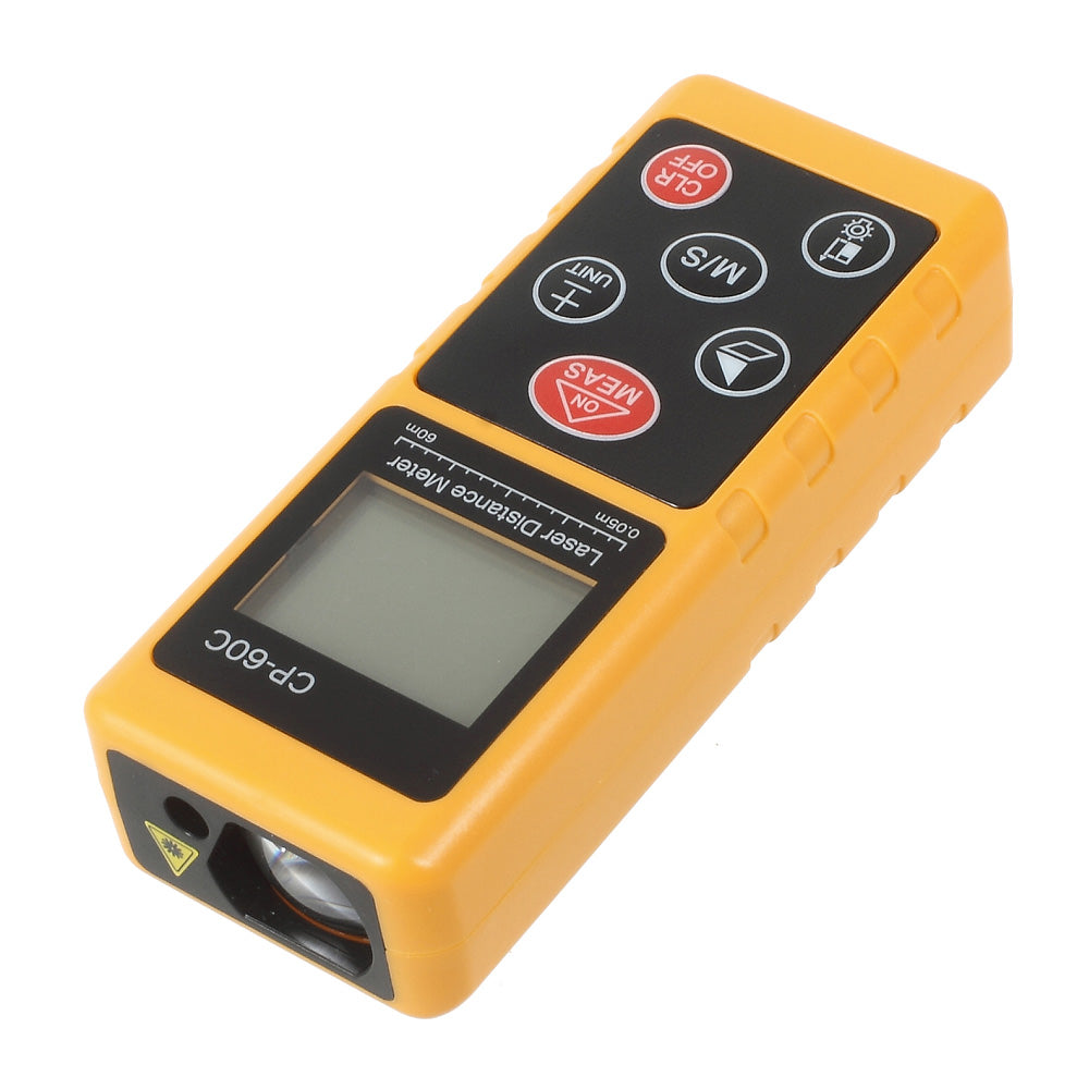 CP-60C Handheld Digital Laser Distance Meter Range Finder 0.05m to 60m