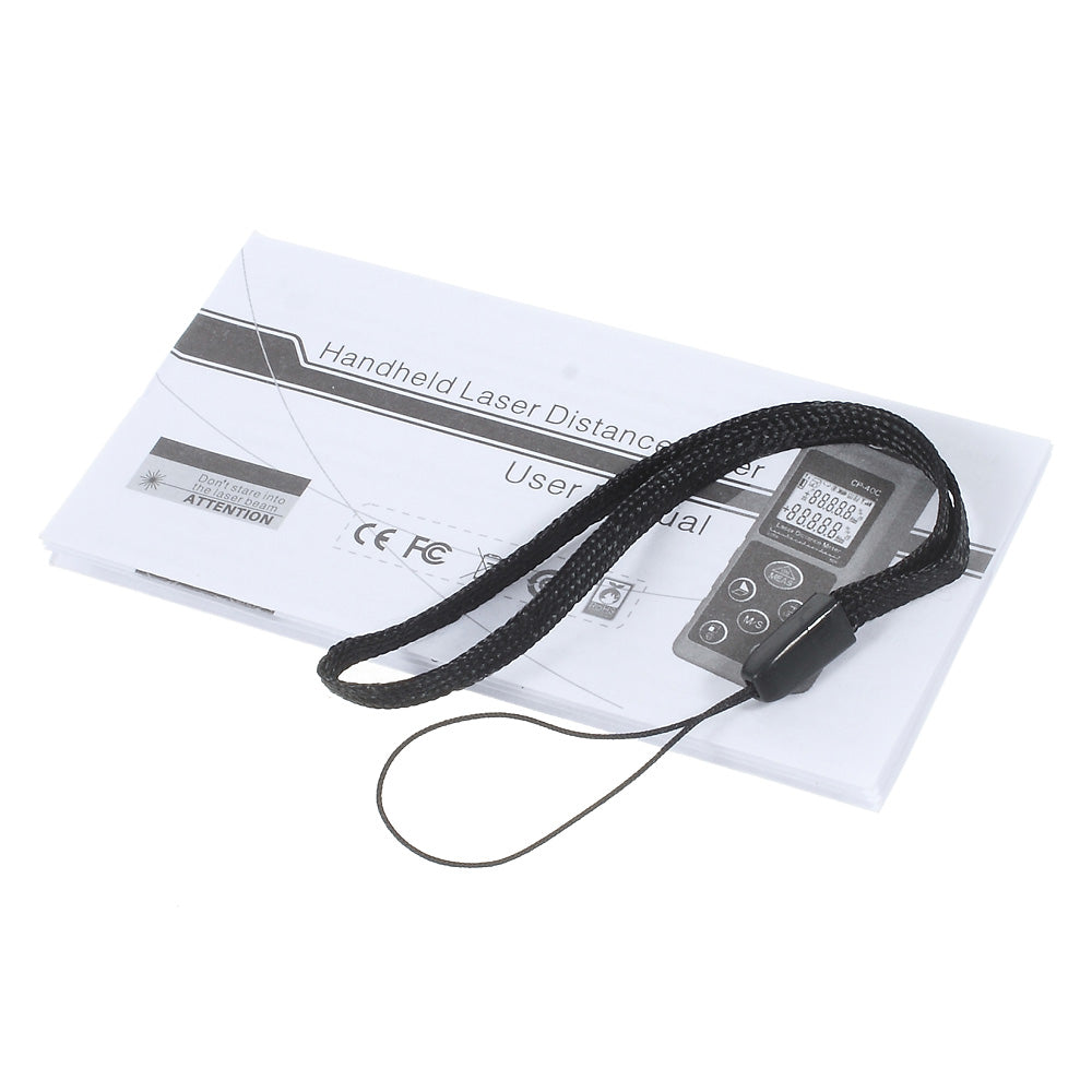 CP-40C 40m Handheld Digital Laser Distance Meter Diastimeter Range Finder