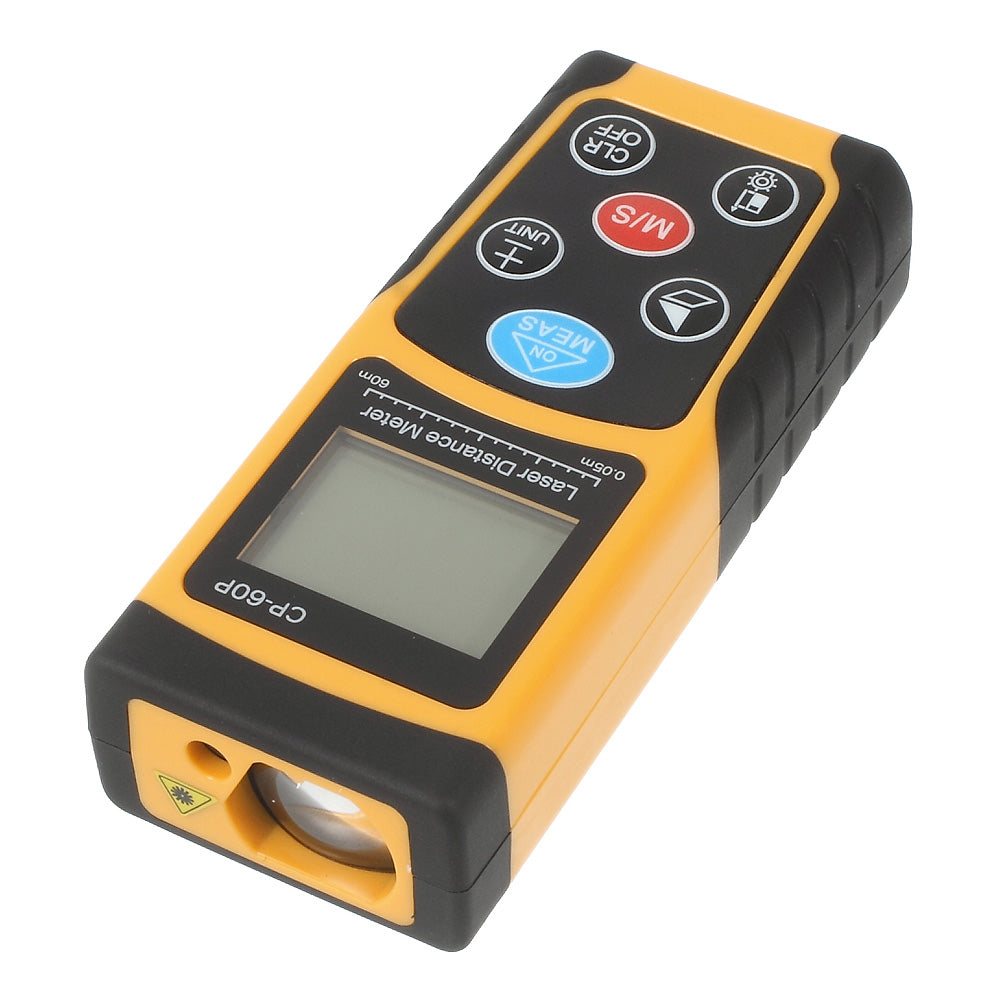 CP-60P 60m Digital Laser Distance Meter Rangefinder Area/Volume Calculation