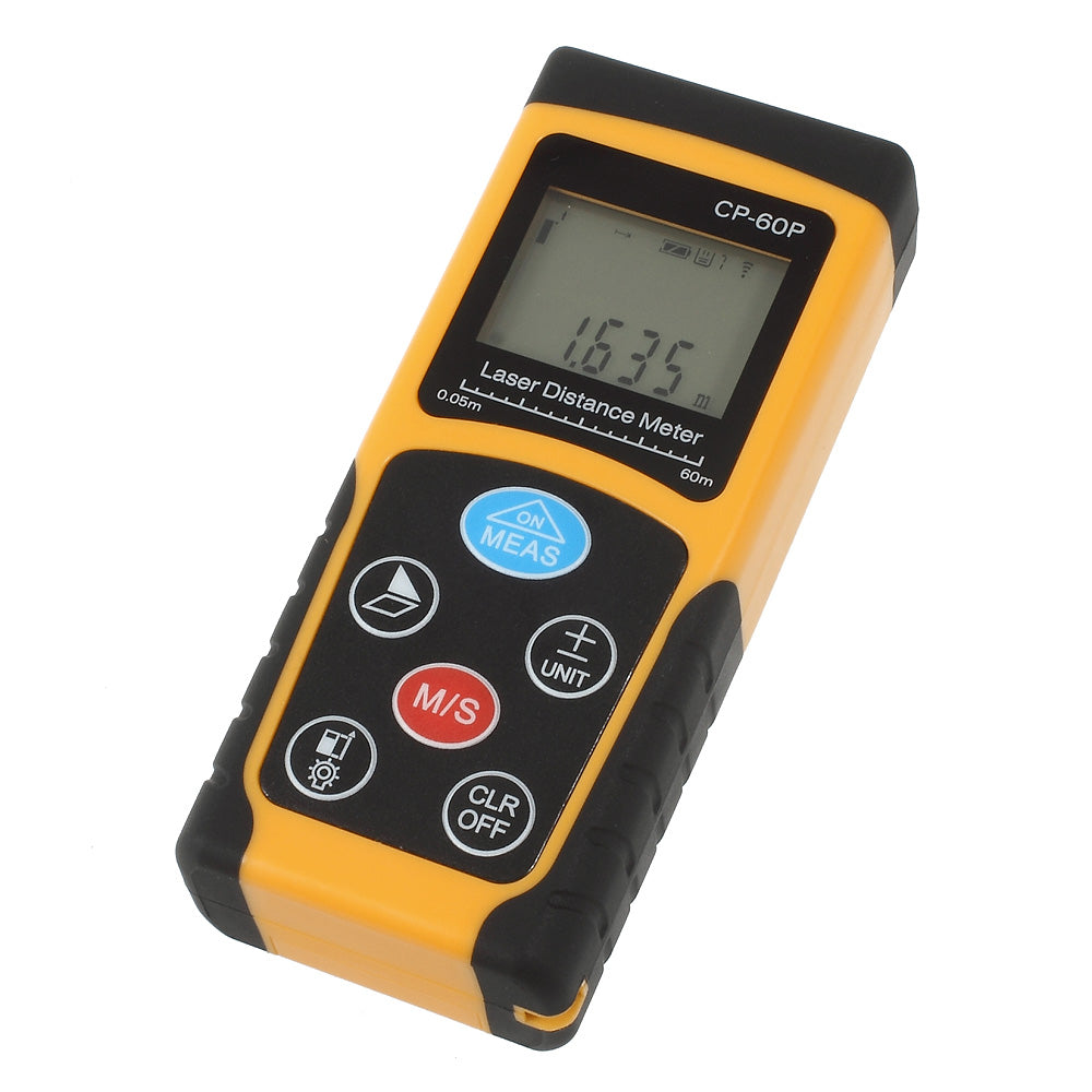 CP-60P 60m Digital Laser Distance Meter Rangefinder Area/Volume Calculation